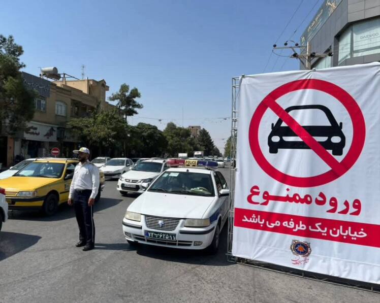 اجرای طرح یکطرفه‌سازی تقاطع شهربابک به سمت تقاطع جانبازان