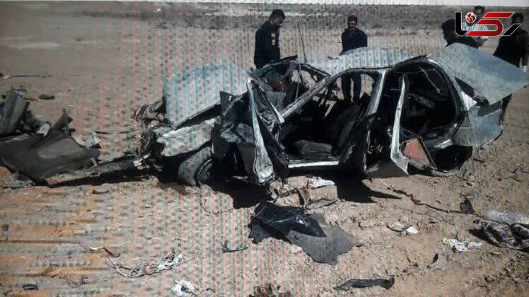 حادثه مرگبار پژو ۴۰۵ در محور سیرجان با ۱۲ سرنشین